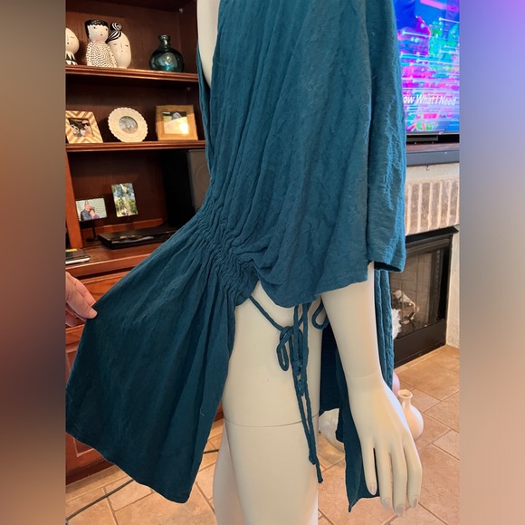 Free People Beach Swim Cover Up With Side Ties Size Medium/Large - Picture 5 of 7